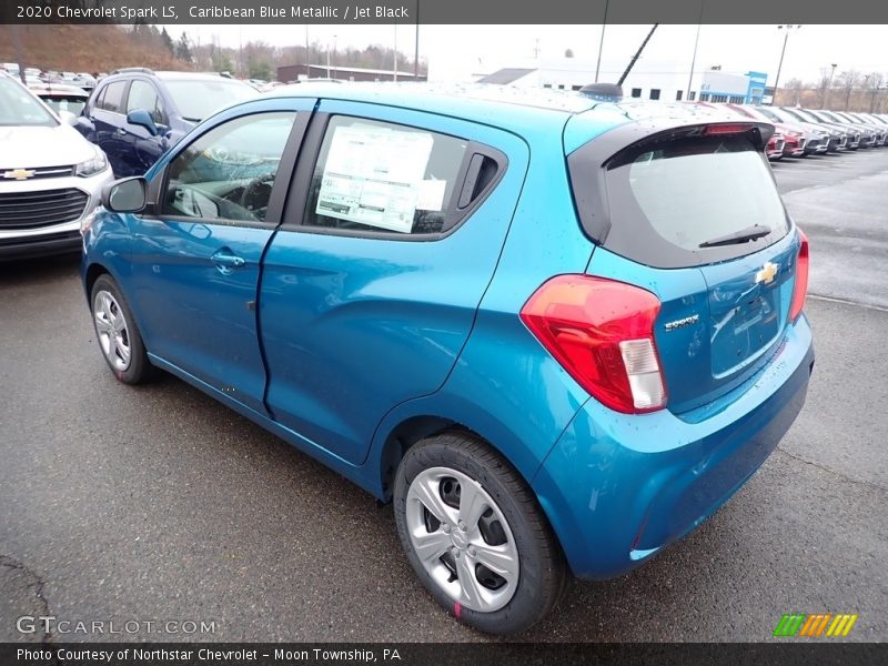 Caribbean Blue Metallic / Jet Black 2020 Chevrolet Spark LS
