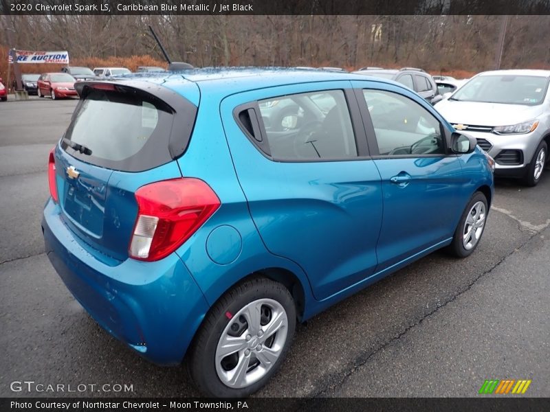 Caribbean Blue Metallic / Jet Black 2020 Chevrolet Spark LS
