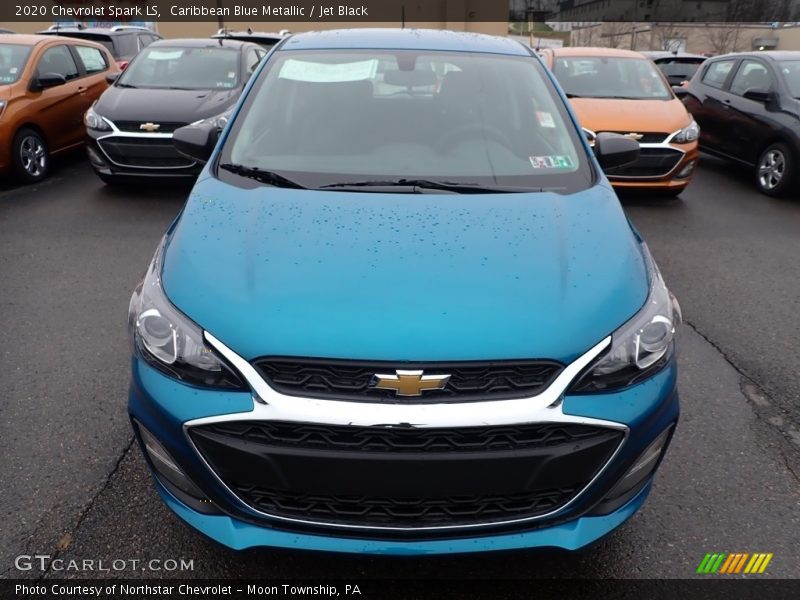 Caribbean Blue Metallic / Jet Black 2020 Chevrolet Spark LS