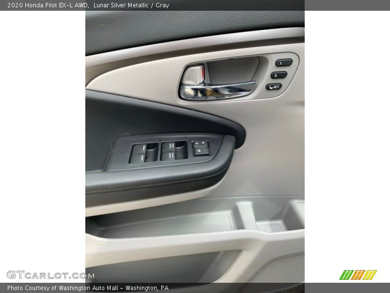 Lunar Silver Metallic / Gray 2020 Honda Pilot EX-L AWD
