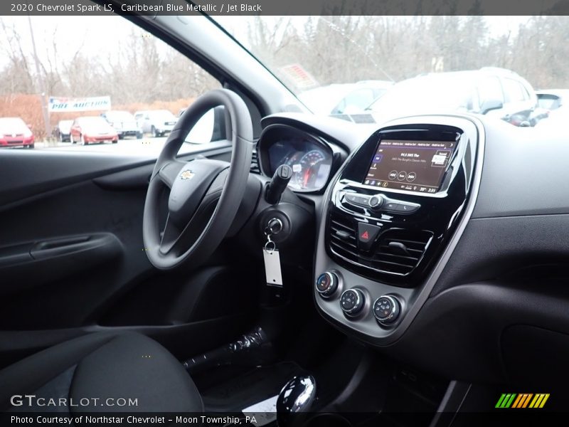 Caribbean Blue Metallic / Jet Black 2020 Chevrolet Spark LS