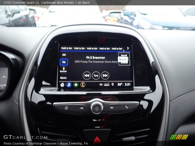 Caribbean Blue Metallic / Jet Black 2020 Chevrolet Spark LS