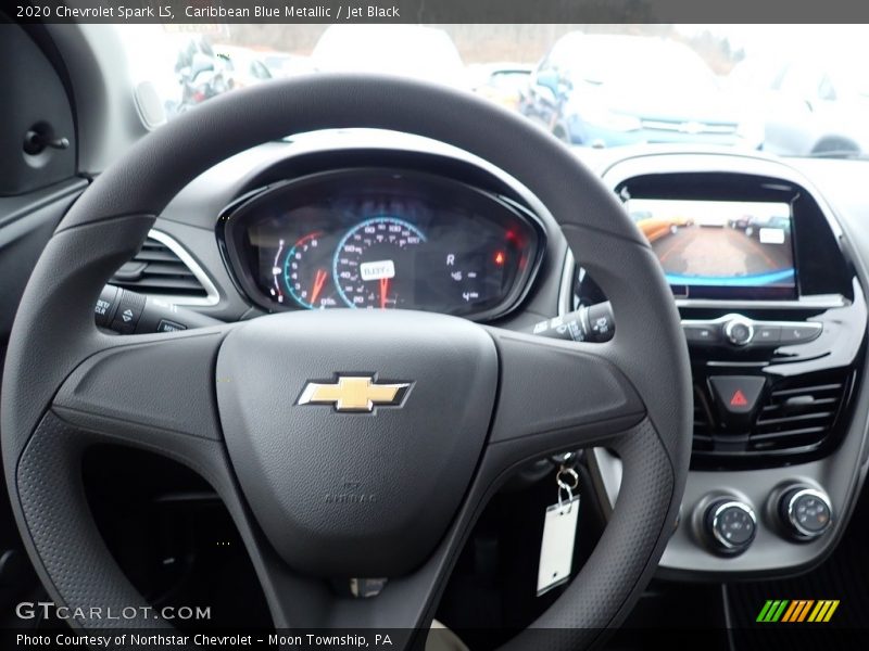 Caribbean Blue Metallic / Jet Black 2020 Chevrolet Spark LS