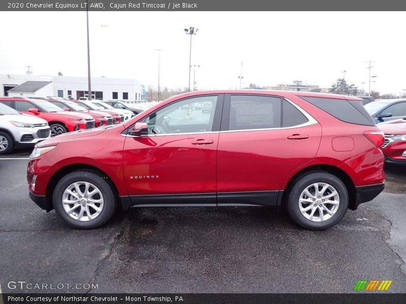 Cajun Red Tintcoat / Jet Black 2020 Chevrolet Equinox LT AWD