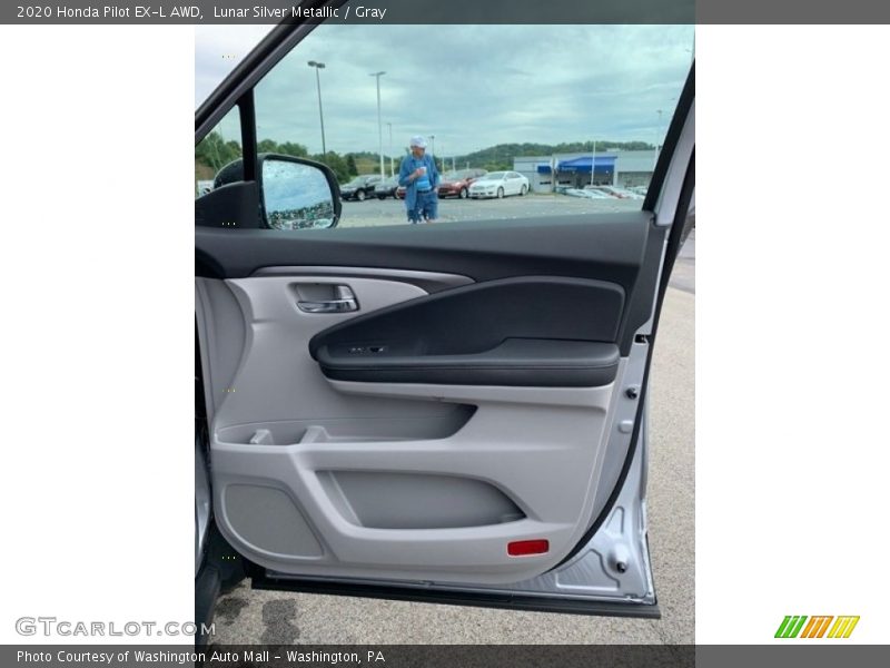 Lunar Silver Metallic / Gray 2020 Honda Pilot EX-L AWD