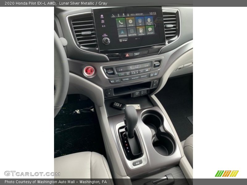 Lunar Silver Metallic / Gray 2020 Honda Pilot EX-L AWD