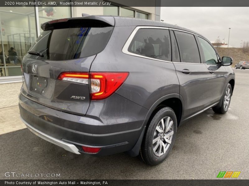 Modern Steel Metallic / Gray 2020 Honda Pilot EX-L AWD