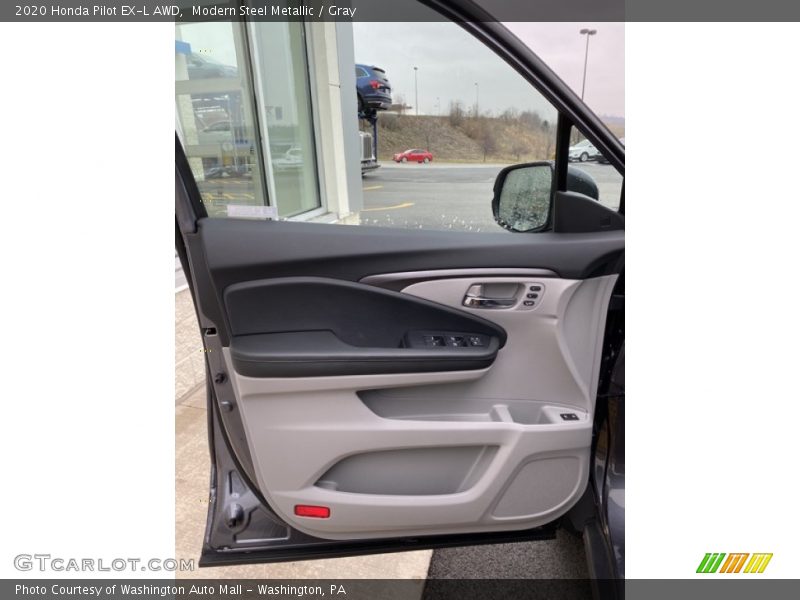 Modern Steel Metallic / Gray 2020 Honda Pilot EX-L AWD