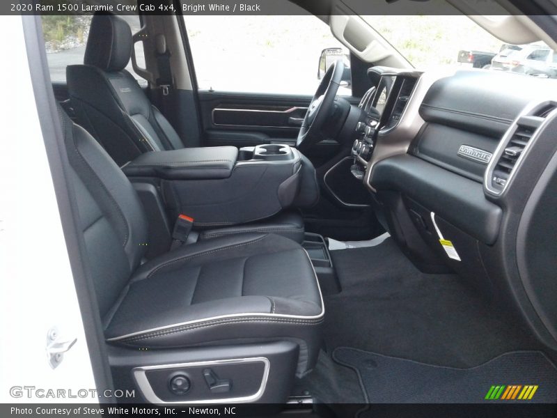 Bright White / Black 2020 Ram 1500 Laramie Crew Cab 4x4