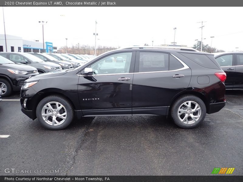 Chocolate Metallic / Jet Black 2020 Chevrolet Equinox LT AWD