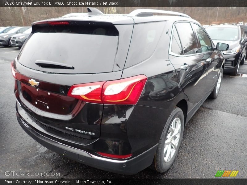 Chocolate Metallic / Jet Black 2020 Chevrolet Equinox LT AWD