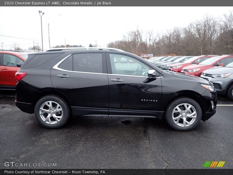 Chocolate Metallic / Jet Black 2020 Chevrolet Equinox LT AWD