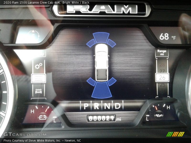 Controls of 2020 1500 Laramie Crew Cab 4x4