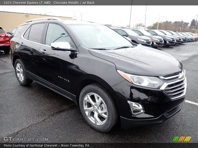 Chocolate Metallic / Jet Black 2020 Chevrolet Equinox LT AWD