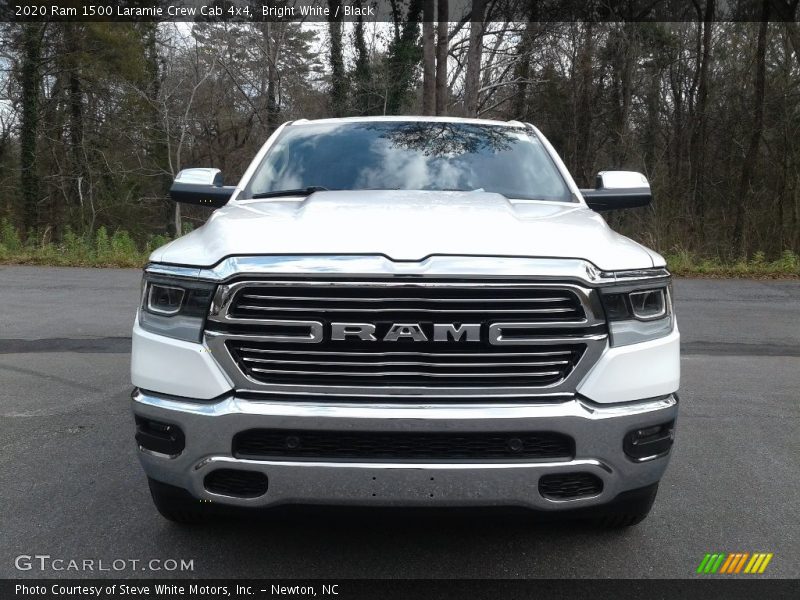 Bright White / Black 2020 Ram 1500 Laramie Crew Cab 4x4