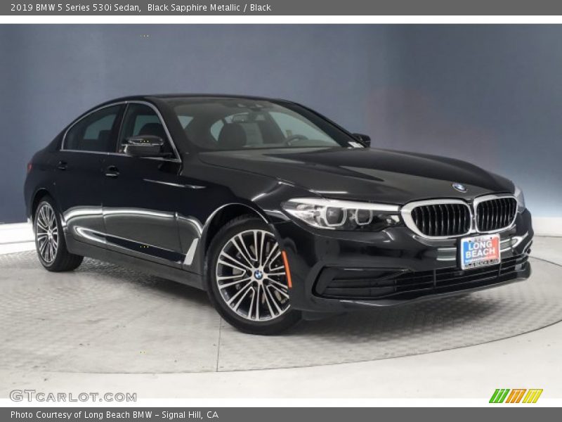 Black Sapphire Metallic / Black 2019 BMW 5 Series 530i Sedan