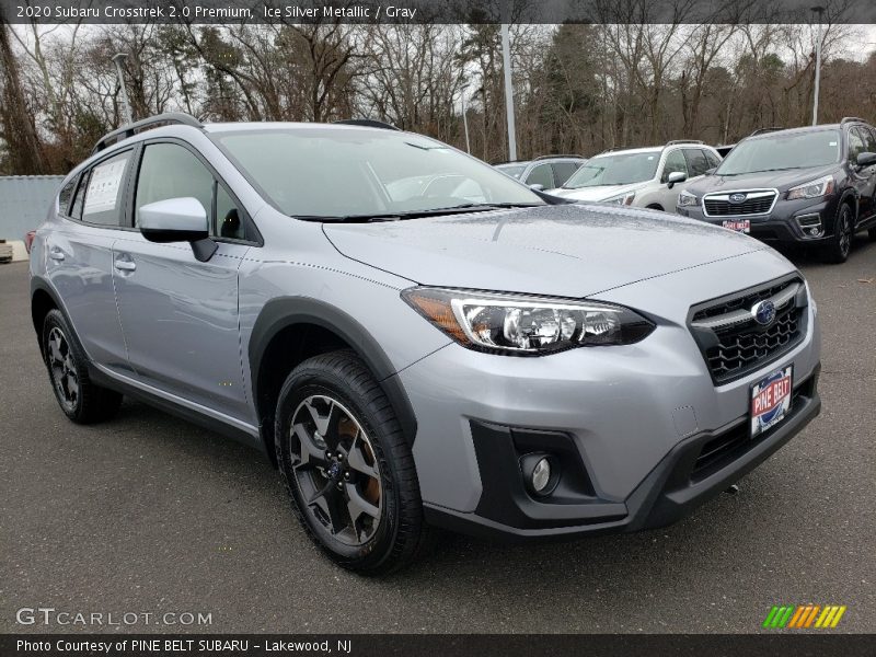 Ice Silver Metallic / Gray 2020 Subaru Crosstrek 2.0 Premium