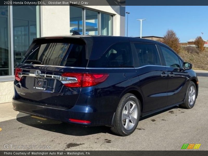 Obsidian Blue Pearl / Gray 2020 Honda Odyssey EX-L