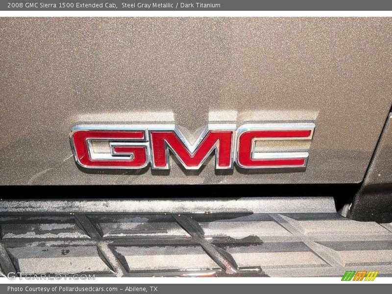 Steel Gray Metallic / Dark Titanium 2008 GMC Sierra 1500 Extended Cab