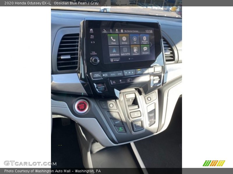 Obsidian Blue Pearl / Gray 2020 Honda Odyssey EX-L