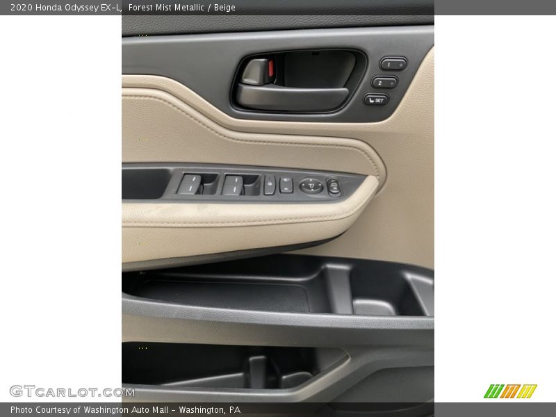 Controls of 2020 Odyssey EX-L