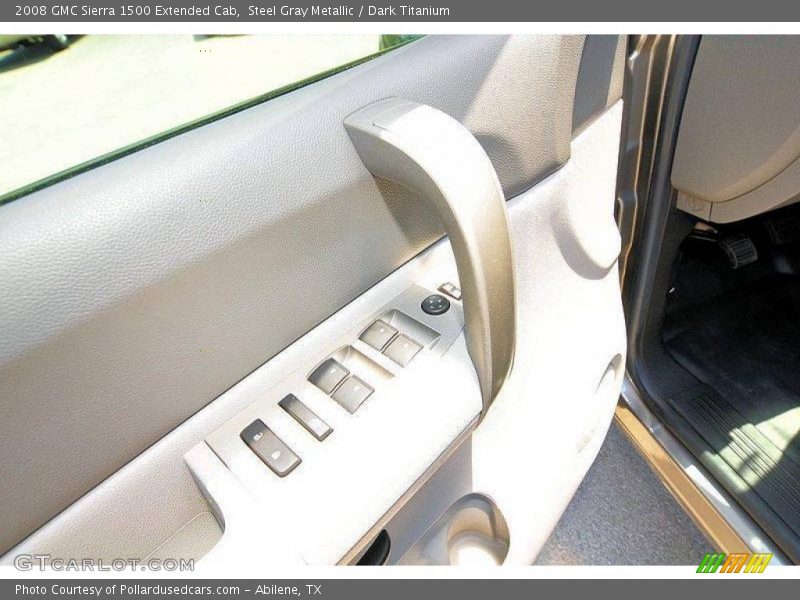 Steel Gray Metallic / Dark Titanium 2008 GMC Sierra 1500 Extended Cab