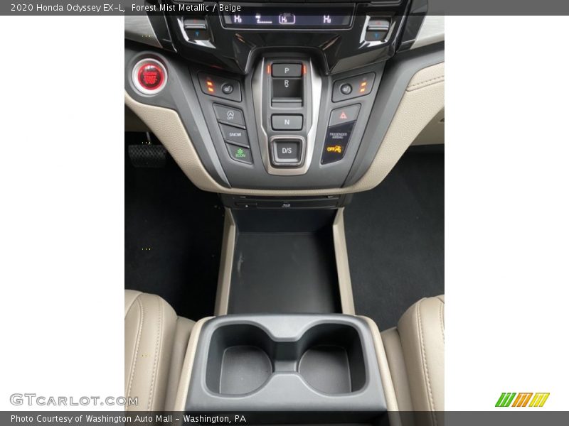 Forest Mist Metallic / Beige 2020 Honda Odyssey EX-L