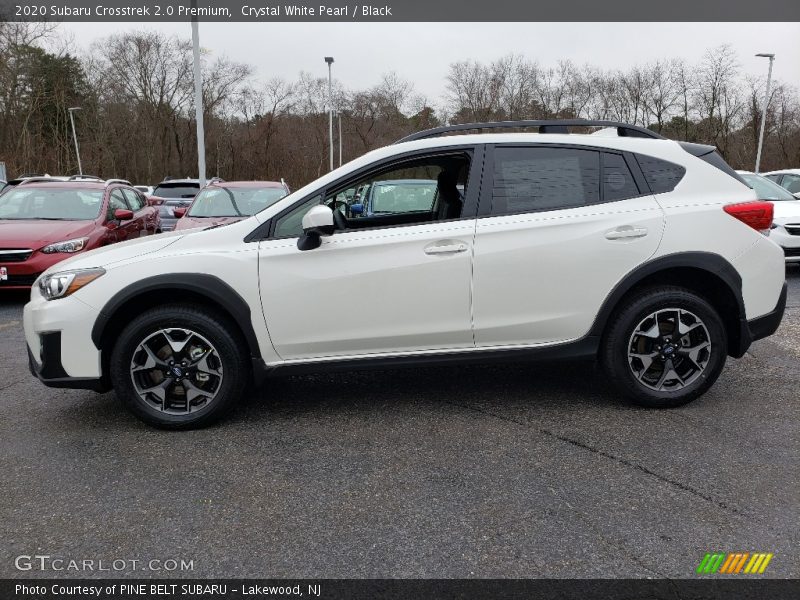 Crystal White Pearl / Black 2020 Subaru Crosstrek 2.0 Premium