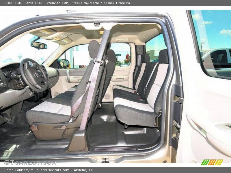 Steel Gray Metallic / Dark Titanium 2008 GMC Sierra 1500 Extended Cab