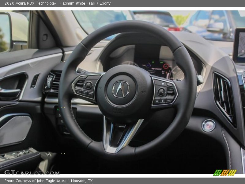 Platinum White Pearl / Ebony 2020 Acura RDX Technology