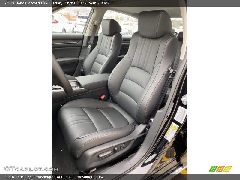Front Seat of 2020 Accord EX-L Sedan