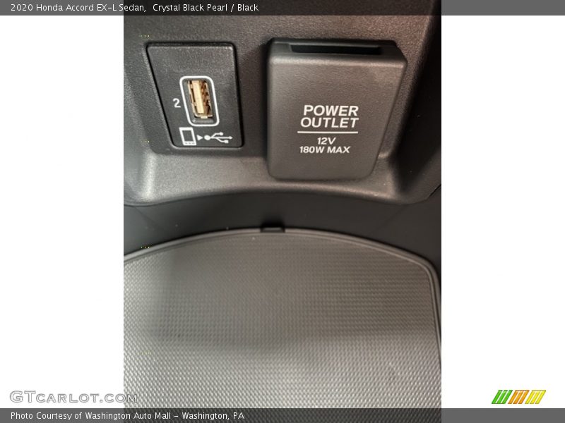 Crystal Black Pearl / Black 2020 Honda Accord EX-L Sedan
