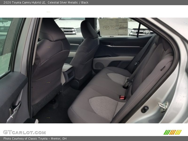 Celestial Silver Metallic / Black 2020 Toyota Camry Hybrid LE