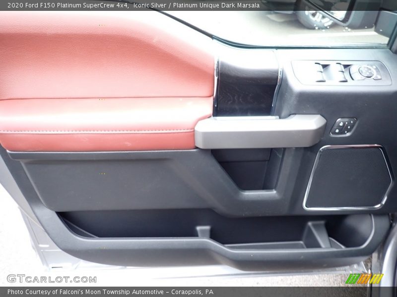 Iconic Silver / Platinum Unique Dark Marsala 2020 Ford F150 Platinum SuperCrew 4x4