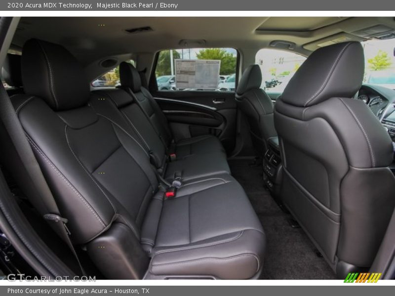 Rear Seat of 2020 MDX Technology