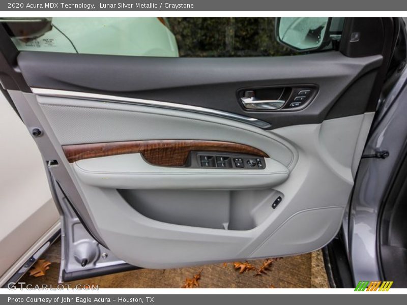 Lunar Silver Metallic / Graystone 2020 Acura MDX Technology