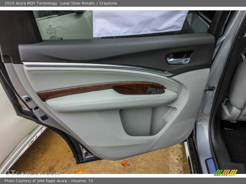 Lunar Silver Metallic / Graystone 2020 Acura MDX Technology