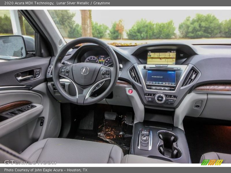 Lunar Silver Metallic / Graystone 2020 Acura MDX Technology