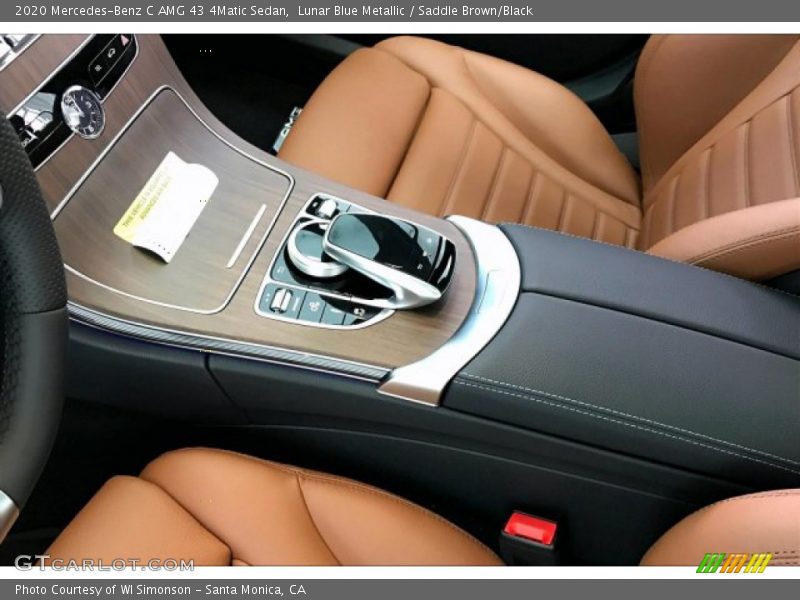 Lunar Blue Metallic / Saddle Brown/Black 2020 Mercedes-Benz C AMG 43 4Matic Sedan