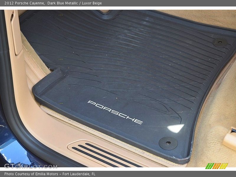 Dark Blue Metallic / Luxor Beige 2012 Porsche Cayenne