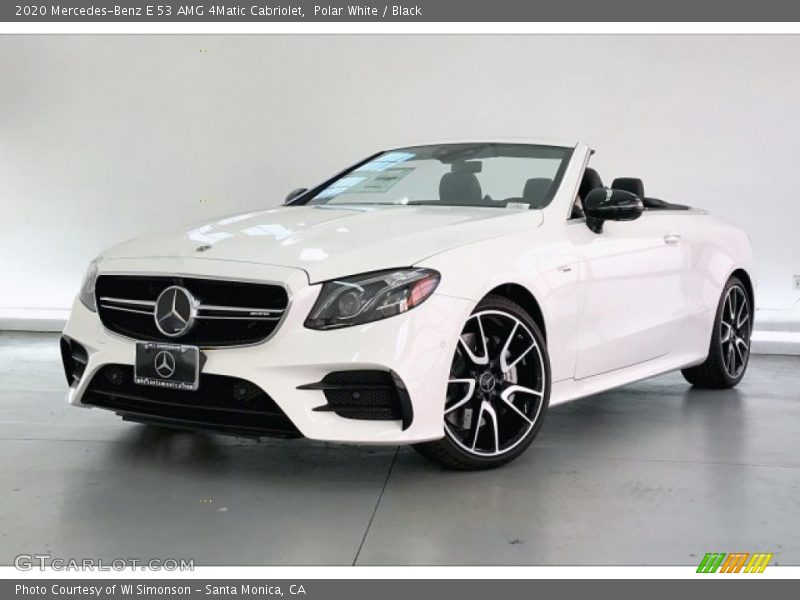 Front 3/4 View of 2020 E 53 AMG 4Matic Cabriolet