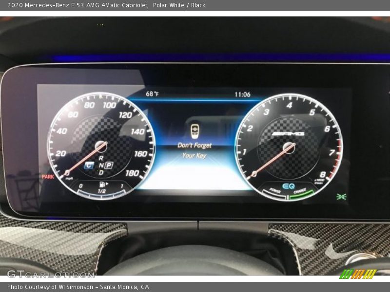  2020 E 53 AMG 4Matic Cabriolet 53 AMG 4Matic Cabriolet Gauges