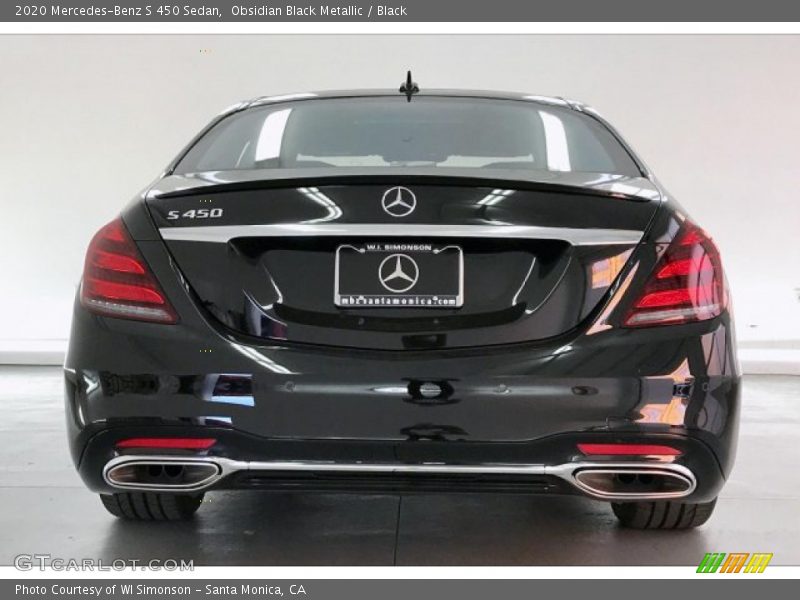 Obsidian Black Metallic / Black 2020 Mercedes-Benz S 450 Sedan