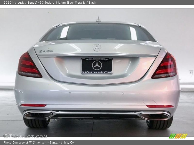 Iridium Silver Metallic / Black 2020 Mercedes-Benz S 450 Sedan