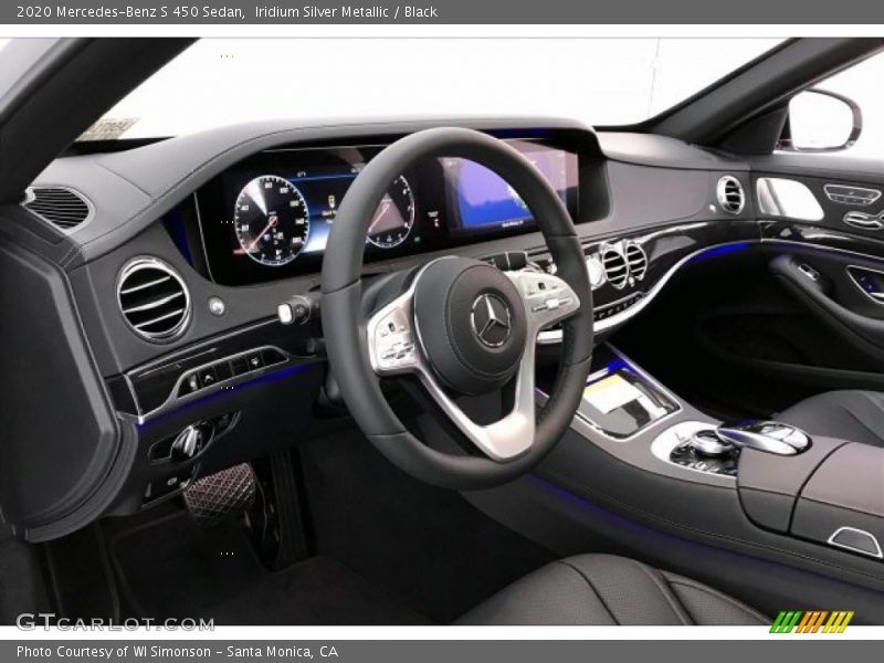 Iridium Silver Metallic / Black 2020 Mercedes-Benz S 450 Sedan
