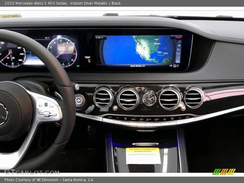 Iridium Silver Metallic / Black 2020 Mercedes-Benz S 450 Sedan