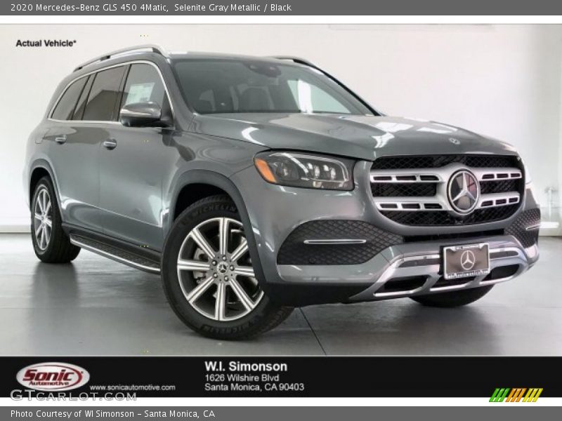 Selenite Gray Metallic / Black 2020 Mercedes-Benz GLS 450 4Matic