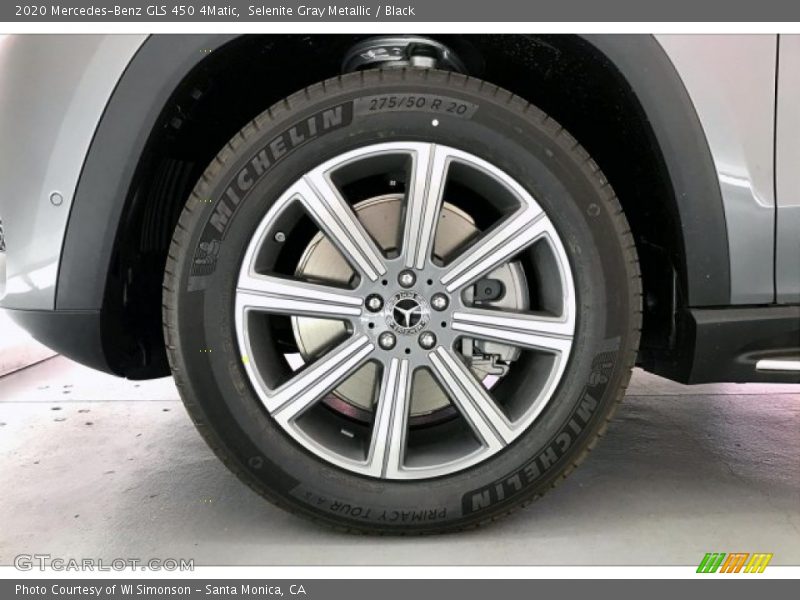 Selenite Gray Metallic / Black 2020 Mercedes-Benz GLS 450 4Matic