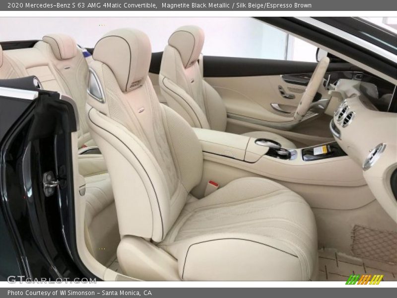  2020 S 63 AMG 4Matic Convertible Silk Beige/Espresso Brown Interior