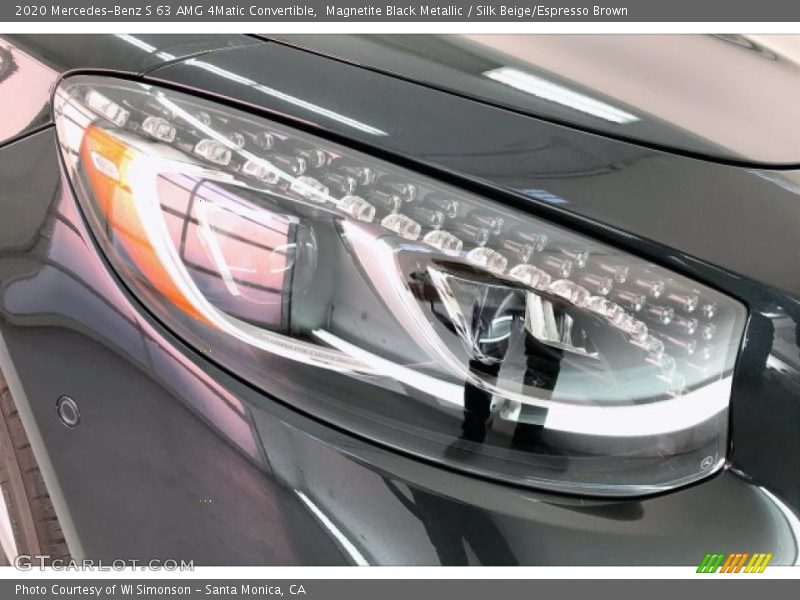 Magnetite Black Metallic / Silk Beige/Espresso Brown 2020 Mercedes-Benz S 63 AMG 4Matic Convertible